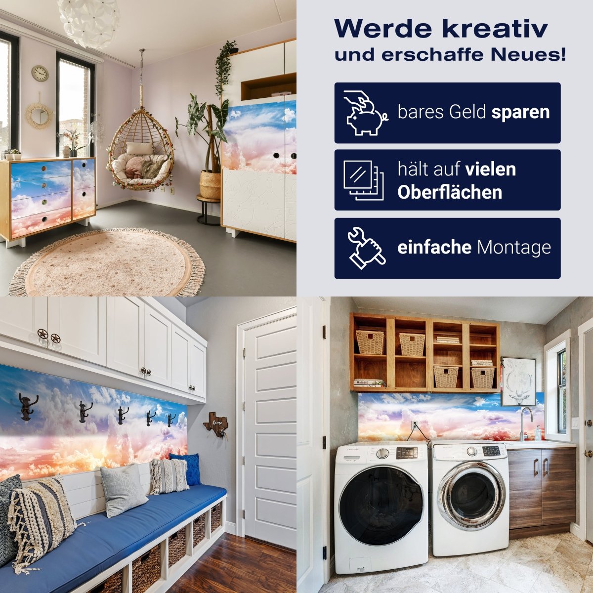 Panorama-Fototapete Sonnenaufgang, Himmel M0011 - Bild 7 Panorama-Fototapete Sonnenaufgang, Himmel M0011 - Bild 7