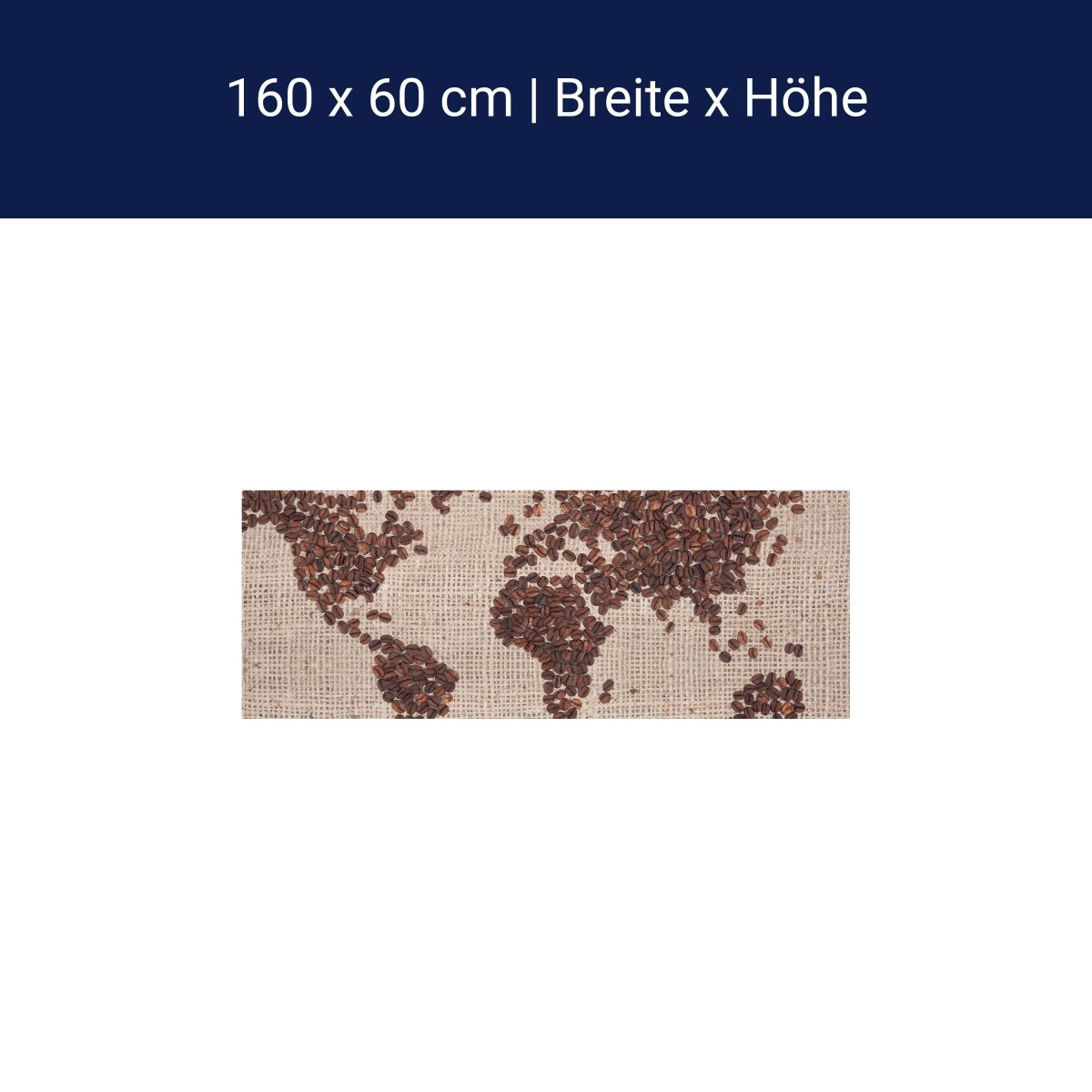 Küchenrückwand Weltkarte Kaffee M0012 Küchenrückwand Weltkarte Kaffee M0012
