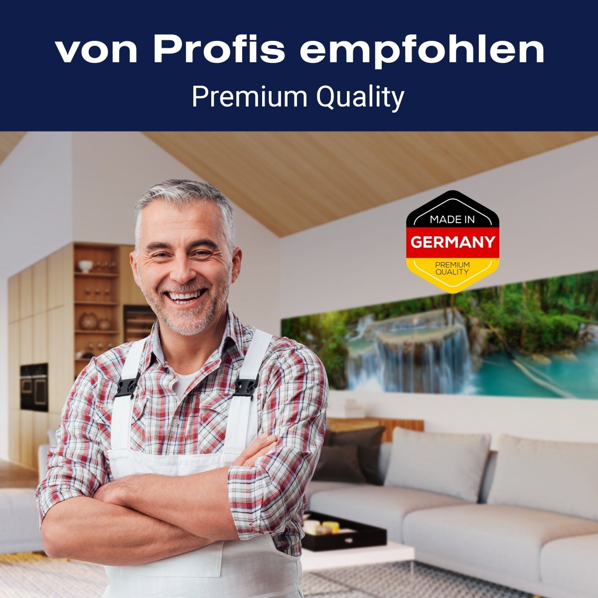 Panorama-Fototapete Wasserfall im Dschungel M0014 - Bild 5 Panorama-Fototapete Wasserfall im Dschungel M0014 - Bild 5