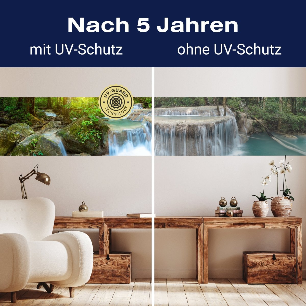 Panorama-Fototapete Wasserfall im Dschungel M0014 - Bild 9 Panorama-Fototapete Wasserfall im Dschungel M0014 - Bild 9