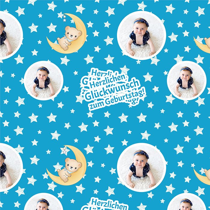 Geschenkpapier Teddy, Foto M0015 Geschenkpapier Teddy, Foto M0015