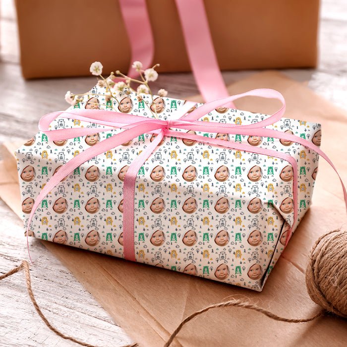 Geschenkpapier personalisiert Geschenkpapier Bär Baby - Bild 3 Geschenkpapier personalisiert Geschenkpapier Bär Baby - Bild 3