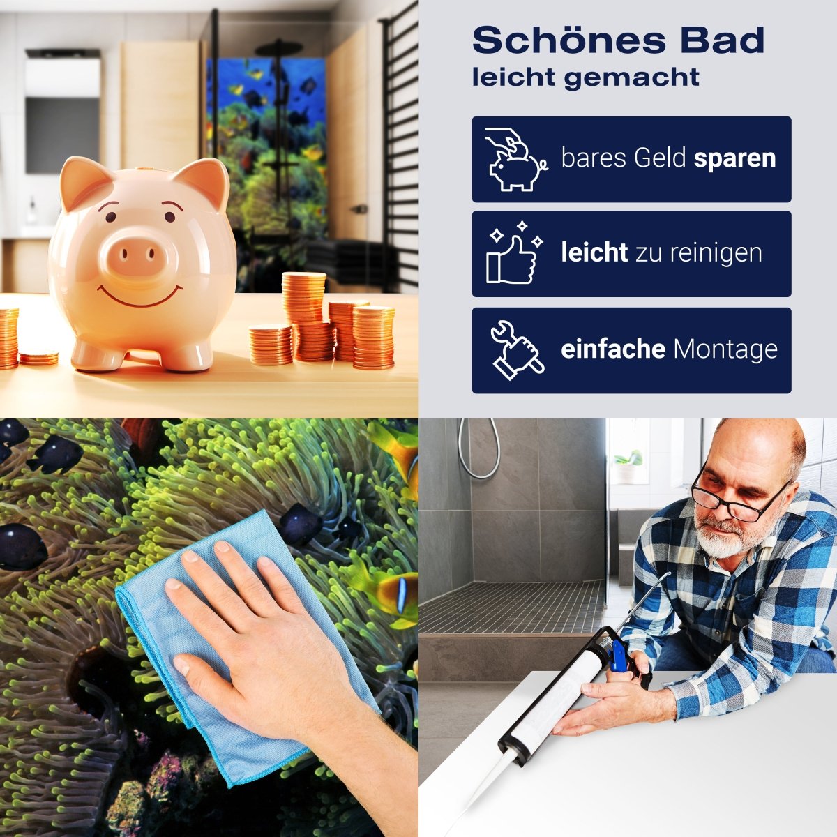 Duschwand Unterwasserriff M0017 entdecken - Bild 7 Duschwand Unterwasserriff M0017 entdecken - Bild 7