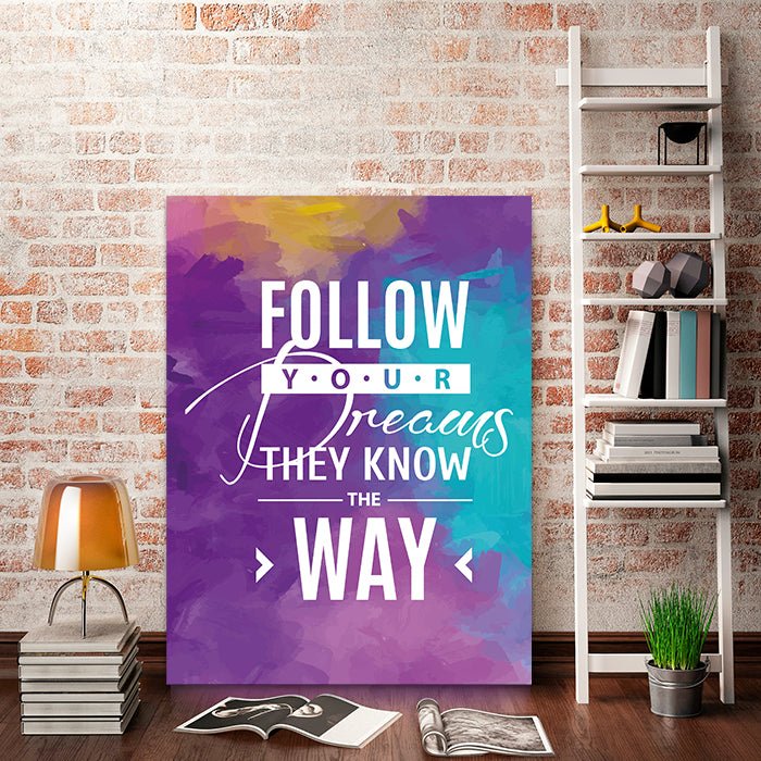 Acrylbild Acrylbild Motivation, Hochformat, Spruch M0018 M0018 - Bild 2 Acrylbild Acrylbild Motivation, Hochformat, Spruch M0018 M0018 - Bild 2