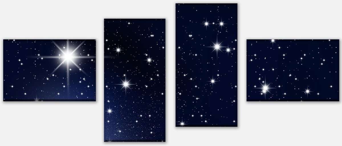 Leinwandbild Mehrteiler Sternenhimmel M0019 Leinwandbild Mehrteiler Sternenhimmel M0019