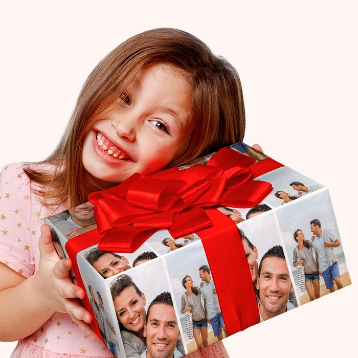 Geschenkpapier personalisiert Geschenkpapier Collage 2 Fotos Rechteck - Bild 2 Geschenkpapier personalisiert Geschenkpapier Collage 2 Fotos Rechteck - Bild 2