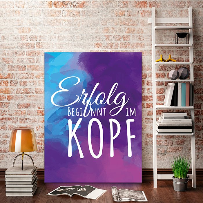 Acrylbild Acrylbild Motivation, Hochformat, Spruch M0021 M0021 - Bild 2 Acrylbild Acrylbild Motivation, Hochformat, Spruch M0021 M0021 - Bild 2