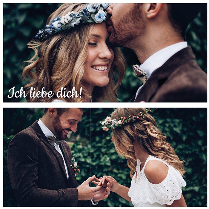 Geschenkpapier Collage, 2 Fotos M0021 Geschenkpapier Collage, 2 Fotos M0021