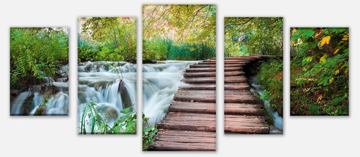 Leinwandbild Mehrteiler Weg am Wasserfall M0021 entdecken - Bild 1 Leinwandbild Mehrteiler Weg am Wasserfall M0021 entdecken - Bild 1