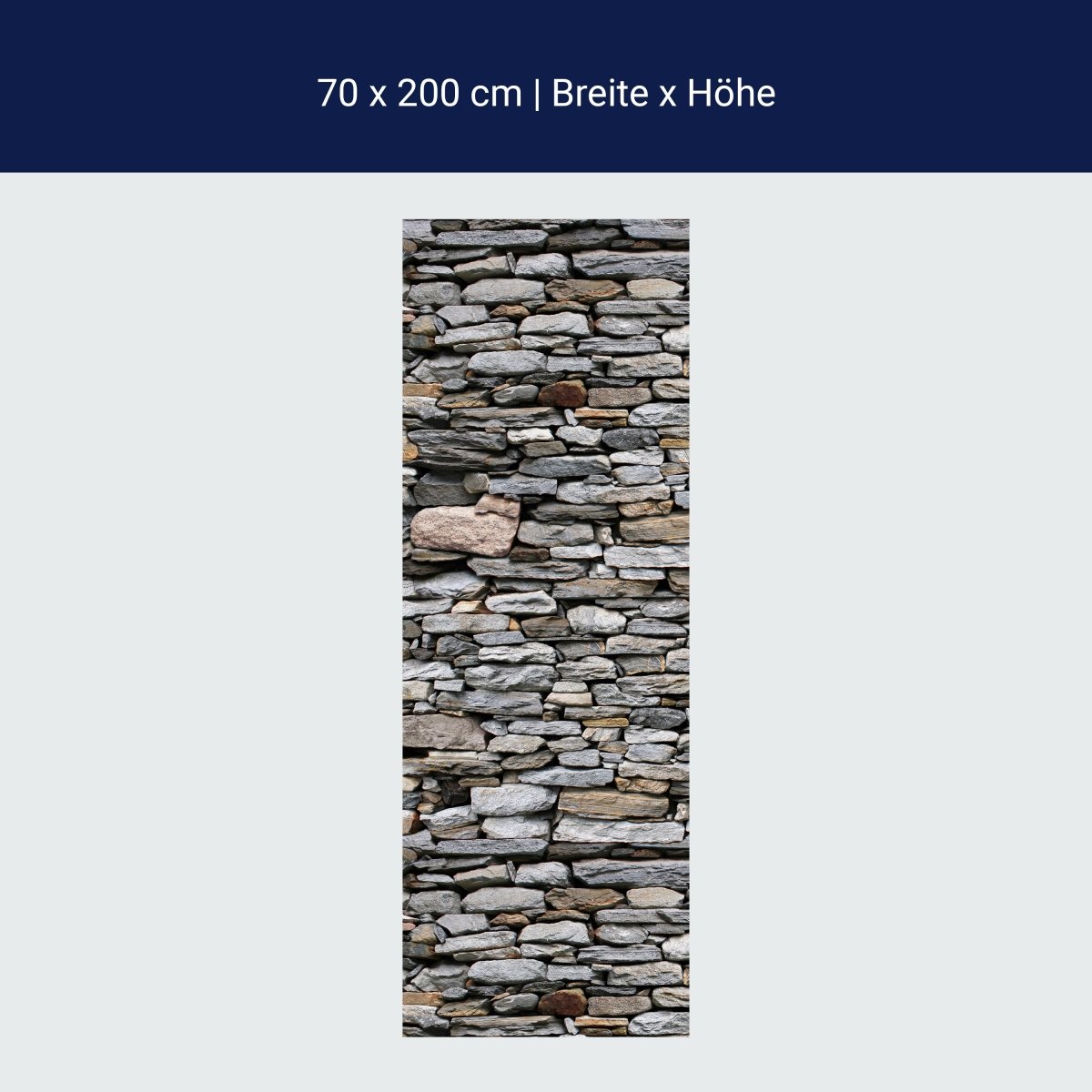Duschwand Steinmauer Grau M0022 Duschwand Steinmauer Grau M0022