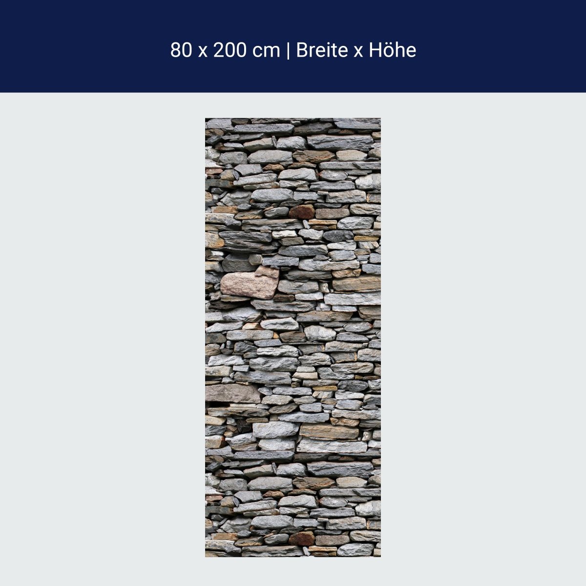 Duschwand Steinmauer Grau M0022 Duschwand Steinmauer Grau M0022