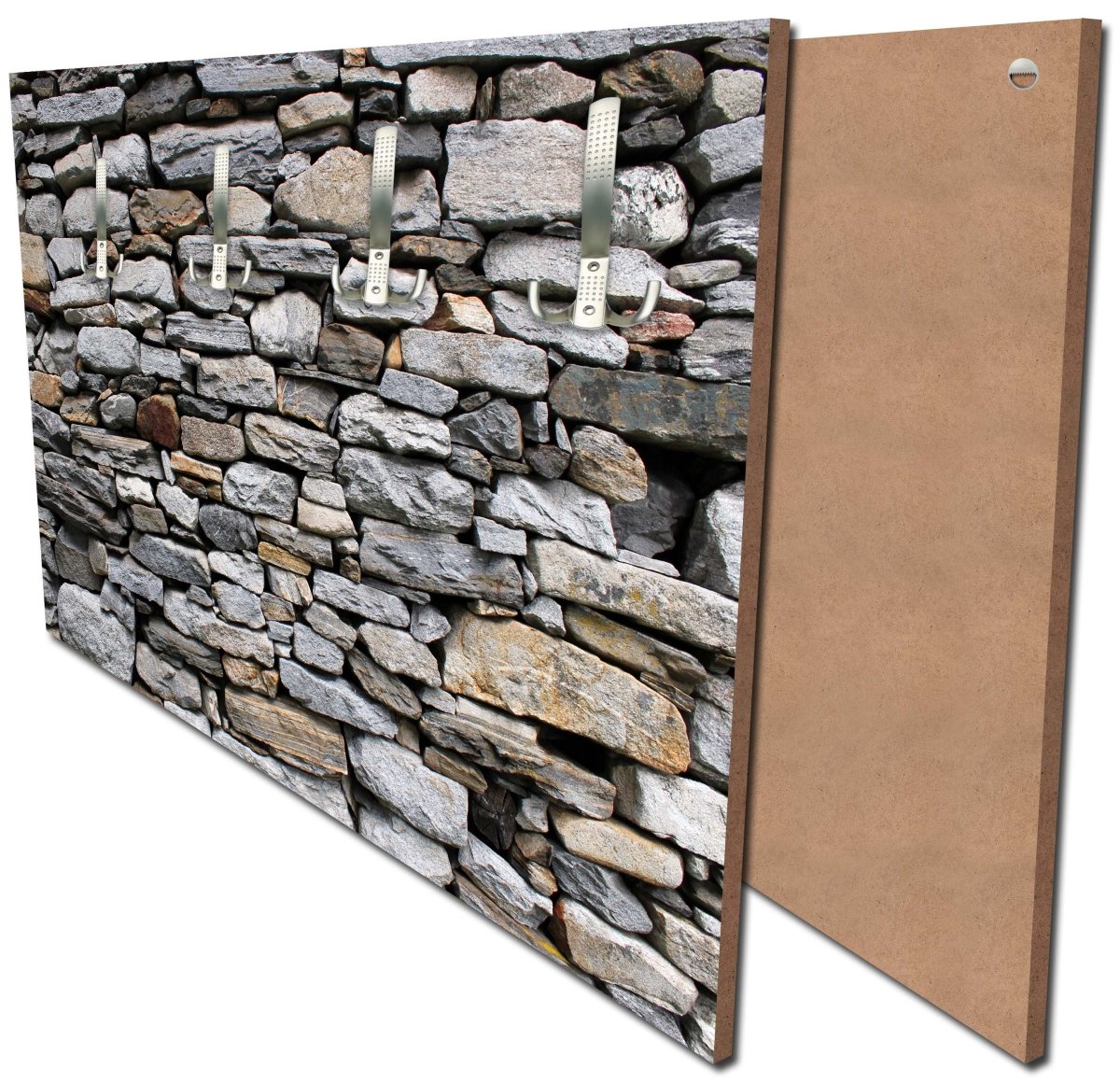 Garderobe Steinmauer Grau M0022 Garderobe Steinmauer Grau M0022