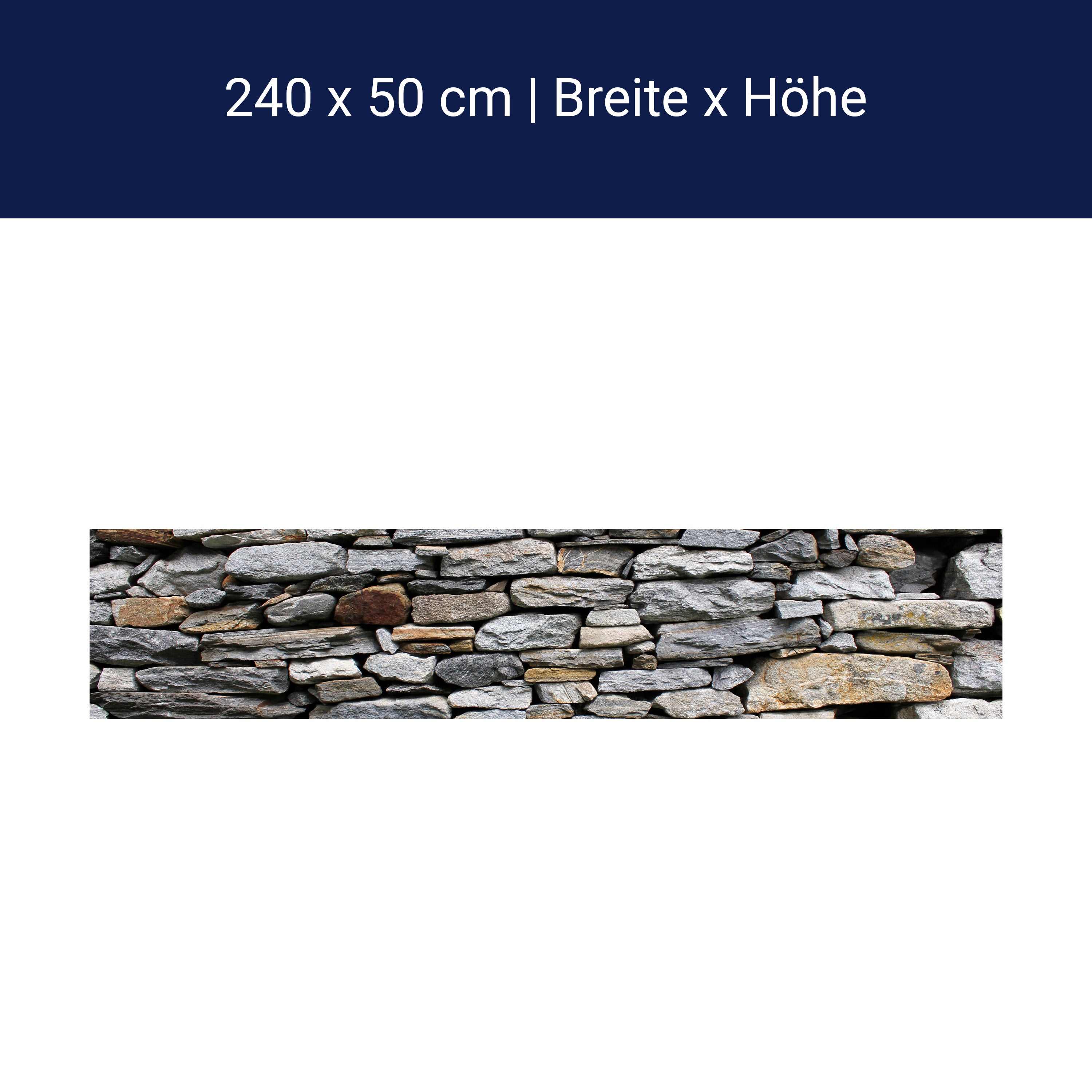 Küchenrückwand Steinmauer Grau M0022 Küchenrückwand Steinmauer Grau M0022