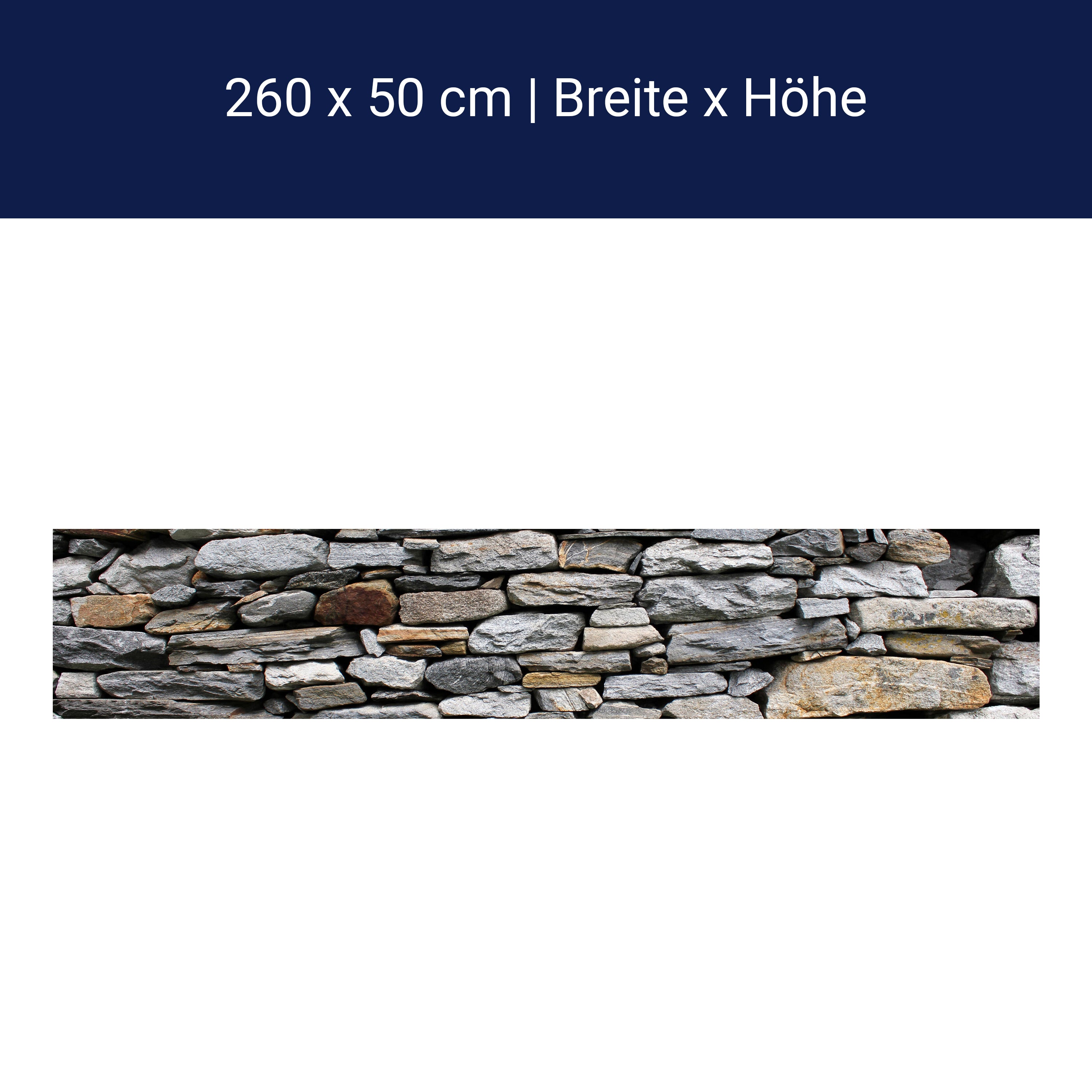 Küchenrückwand Steinmauer Grau M0022 Küchenrückwand Steinmauer Grau M0022