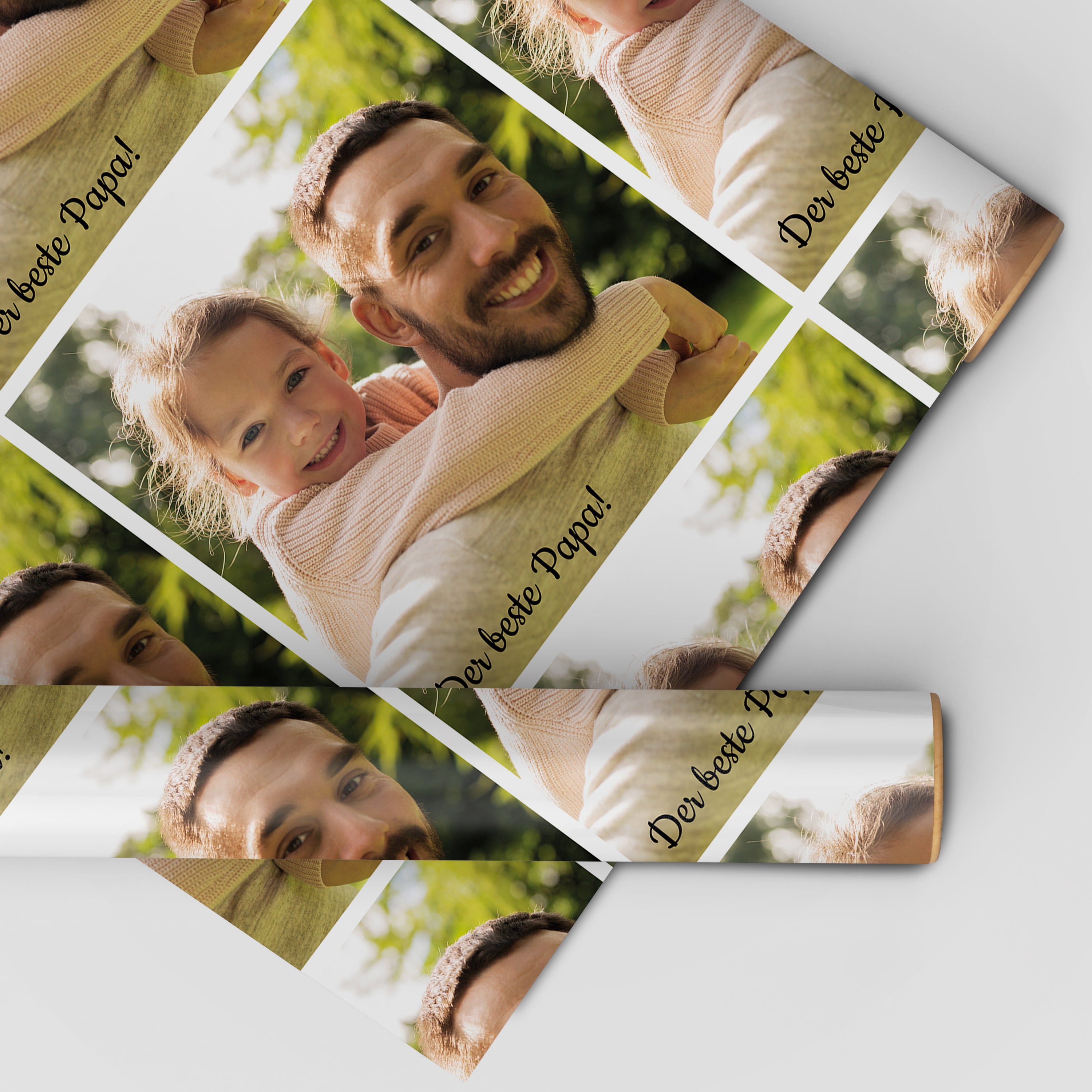 Geschenkpapier personalisiert Geschenkpapier 1 Foto Quadrat - Bild 1 Geschenkpapier personalisiert Geschenkpapier 1 Foto Quadrat - Bild 1