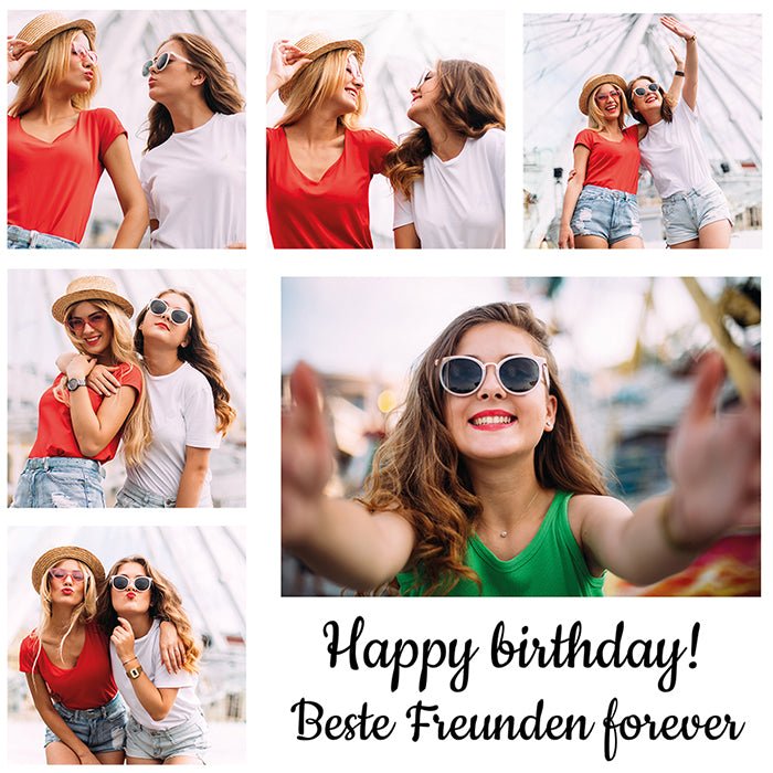 Geschenkpapier Collage, 6 Fotos M0024 Geschenkpapier Collage, 6 Fotos M0024