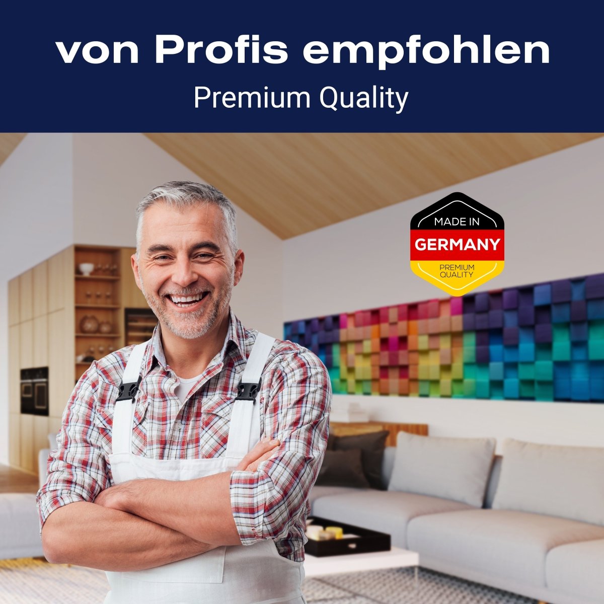 Panorama-Fototapete bunte Würfel, Regenbogen M0024 - Bild 5 Panorama-Fototapete bunte Würfel, Regenbogen M0024 - Bild 5