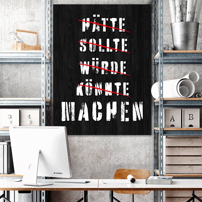 Acrylbild Acrylbild Motivation, Hochformat, Spruch M0025 M0025 - Bild 3 Acrylbild Acrylbild Motivation, Hochformat, Spruch M0025 M0025 - Bild 3