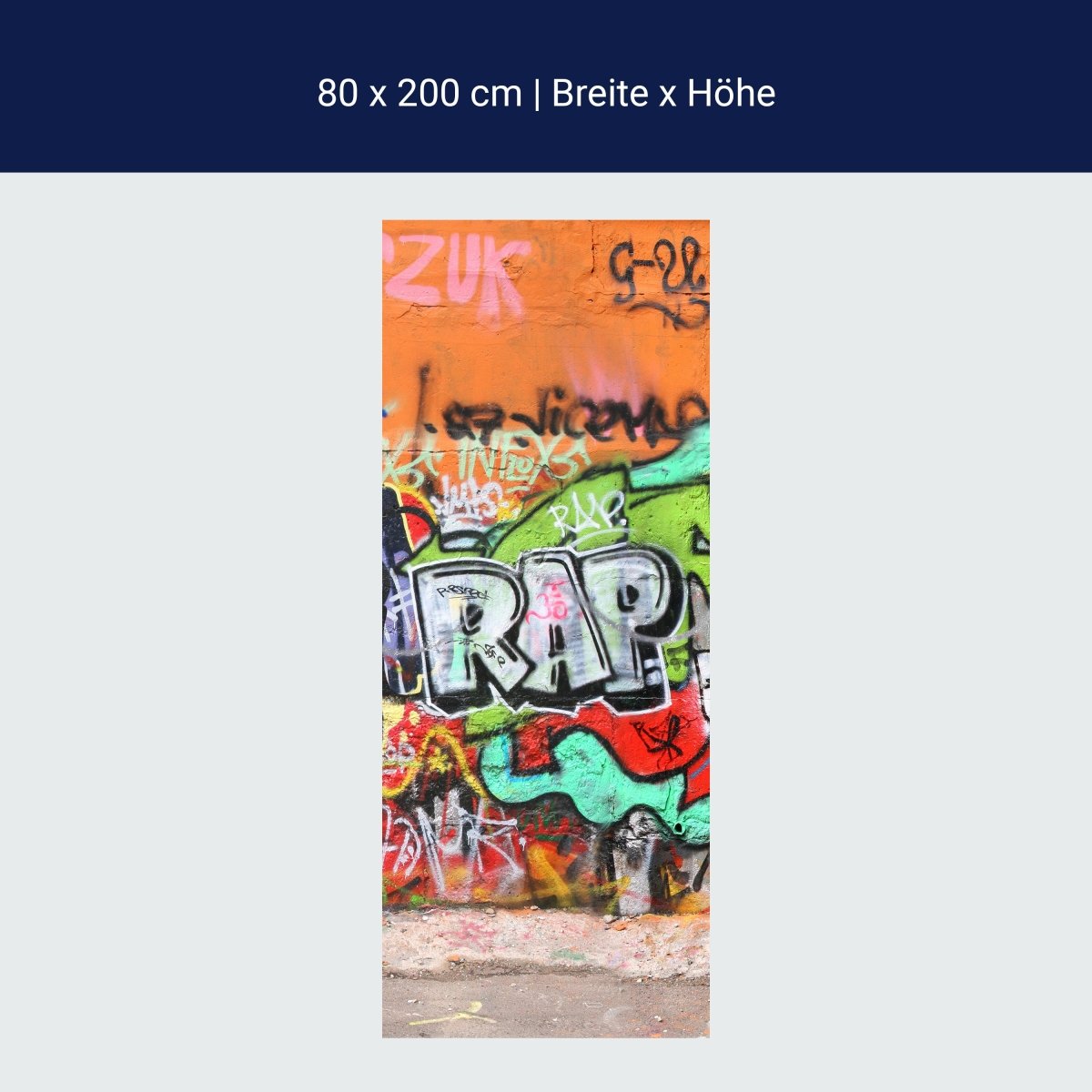 Duschwand Graffiti 1 M0025 Duschwand Graffiti 1 M0025