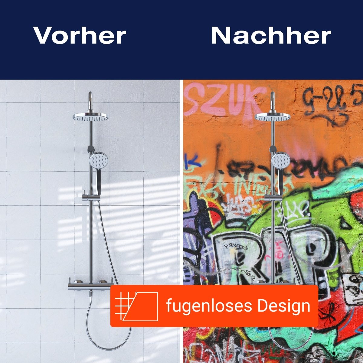 Duschwand Graffiti 1 M0025 entdecken - Bild 9 Duschwand Graffiti 1 M0025 entdecken - Bild 9