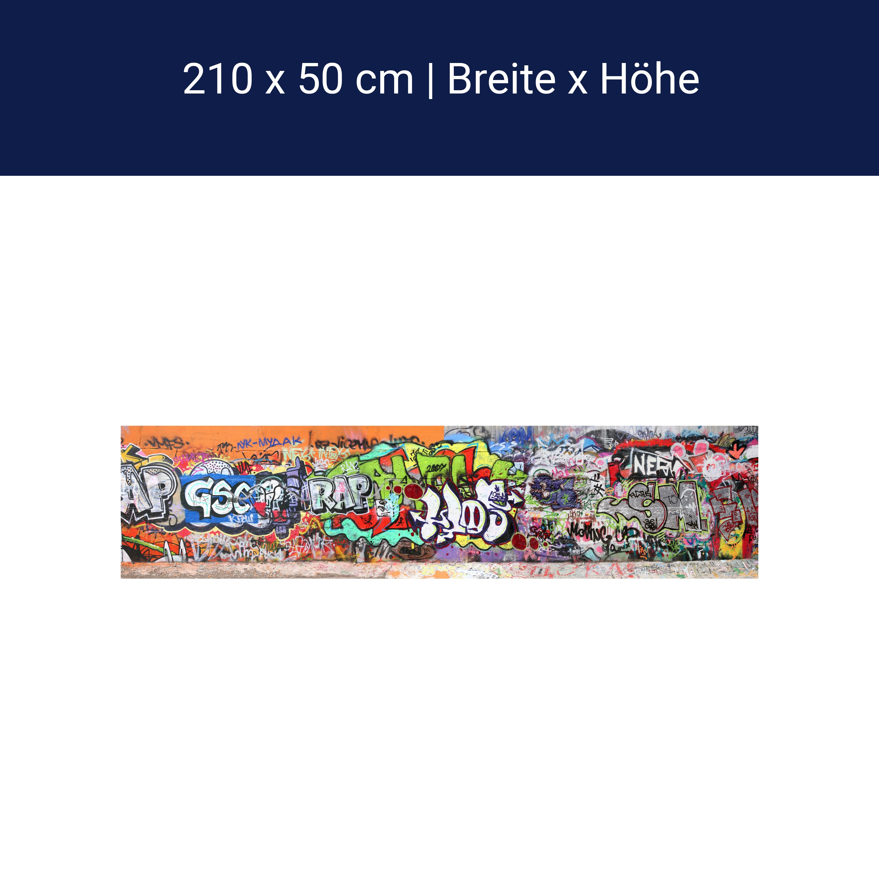 Küchenrückwand Graffiti 1 M0025 Küchenrückwand Graffiti 1 M0025