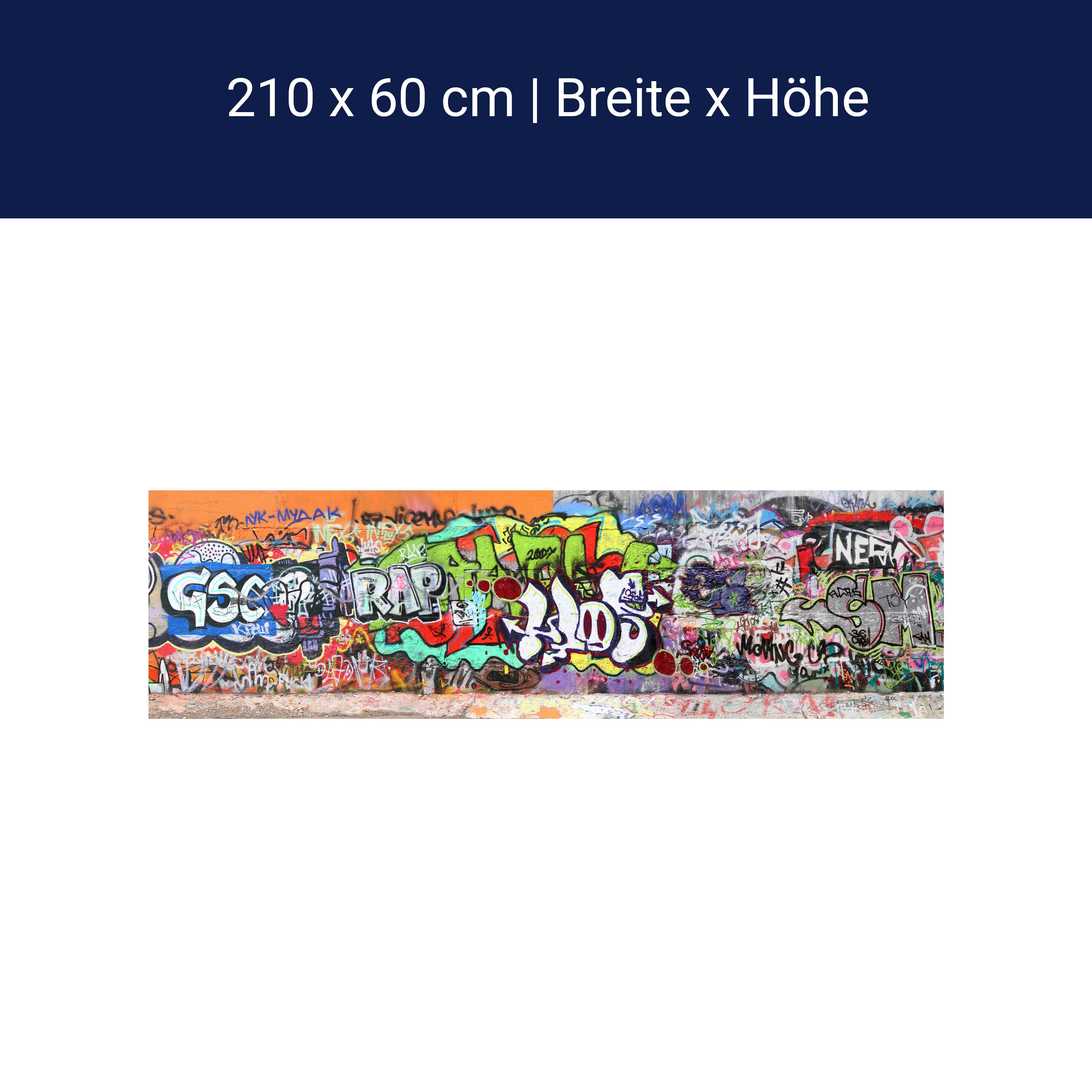 Küchenrückwand Graffiti 1 M0025 Küchenrückwand Graffiti 1 M0025