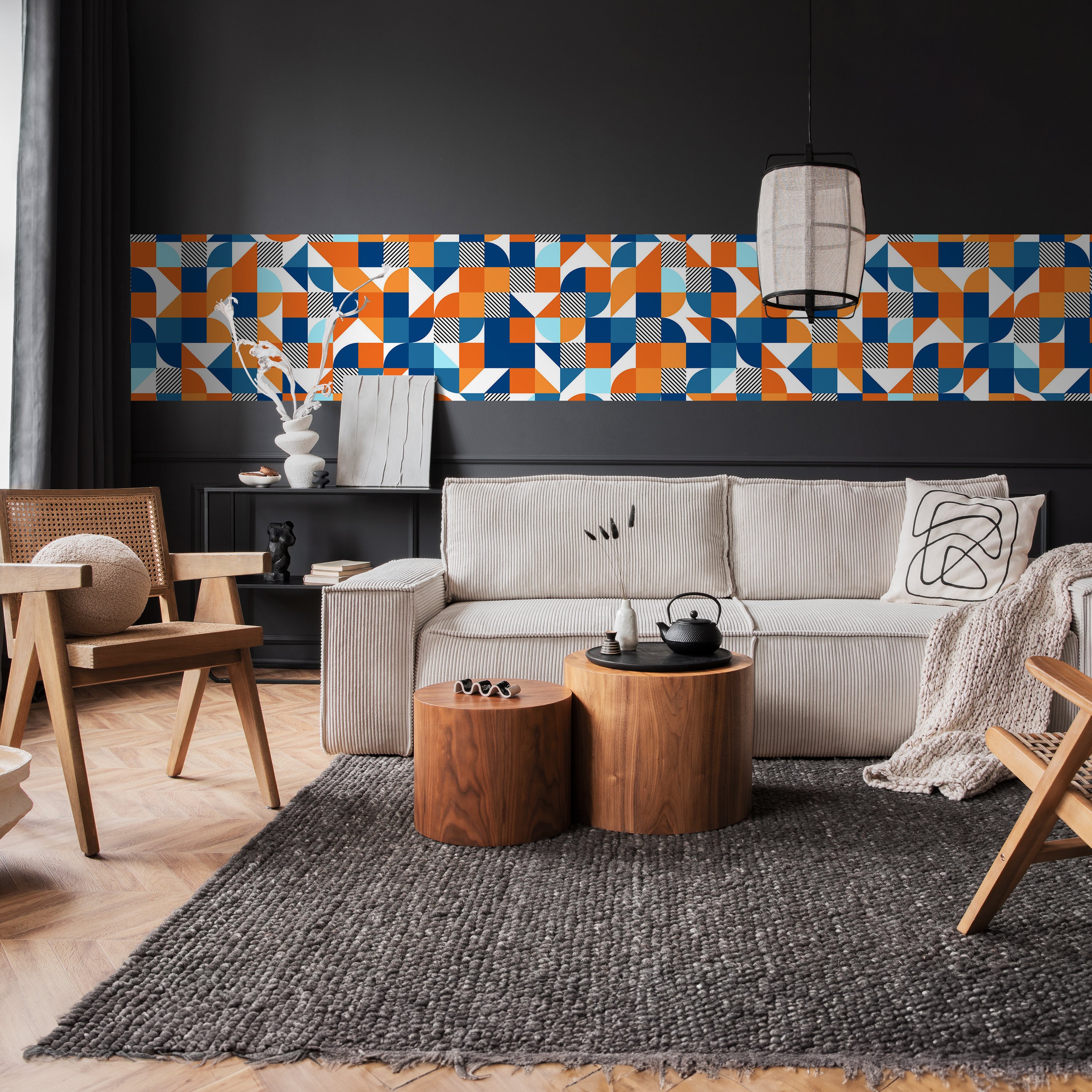 Panorama-Fototapete buntes Muster, Abstrakt M0026 - Bild 2 Panorama-Fototapete buntes Muster, Abstrakt M0026 - Bild 2