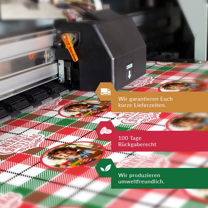 Geschenkpapier personalisiert Geschenkpapier Merry Christmas kariert M0027 - Bild 7 Geschenkpapier personalisiert Geschenkpapier Merry Christmas kariert M0027 - Bild 7