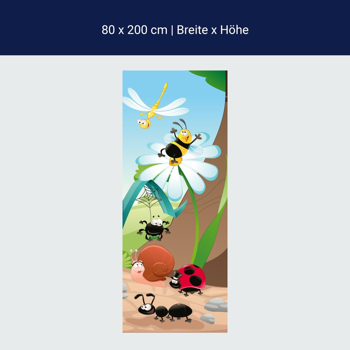 Duschwand Waldinsekten M0031 Duschwand Waldinsekten M0031