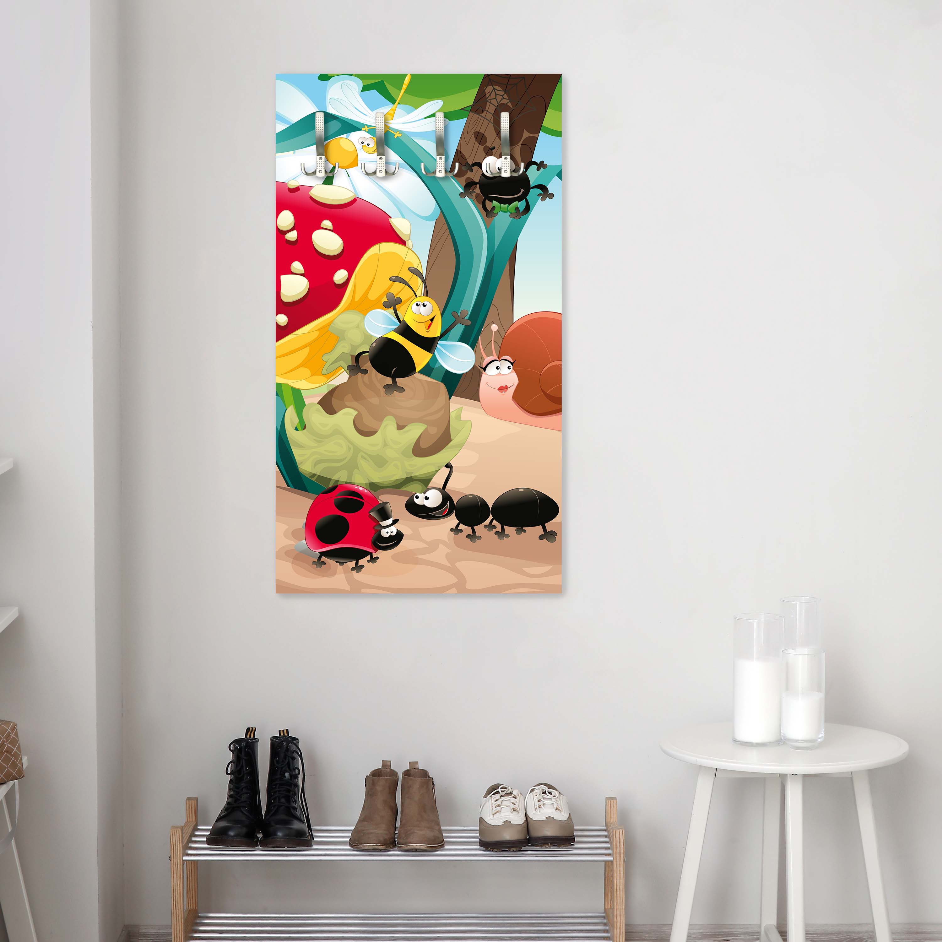 Garderobe Waldinsekten M0031 entdecken - Bild 2 Garderobe Waldinsekten M0031 entdecken - Bild 2