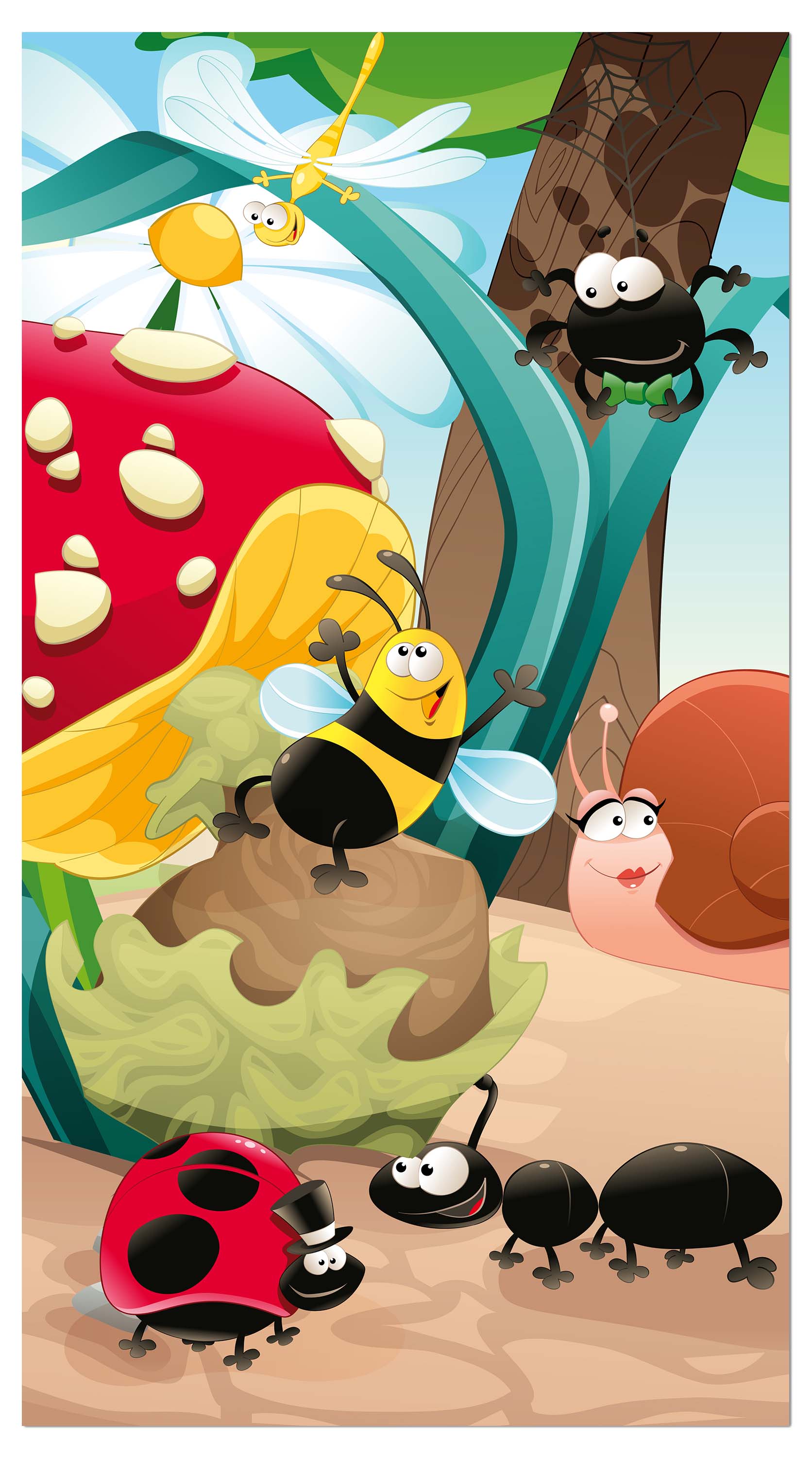 Garderobe Waldinsekten M0031 entdecken - Bild 4 Garderobe Waldinsekten M0031 entdecken - Bild 4