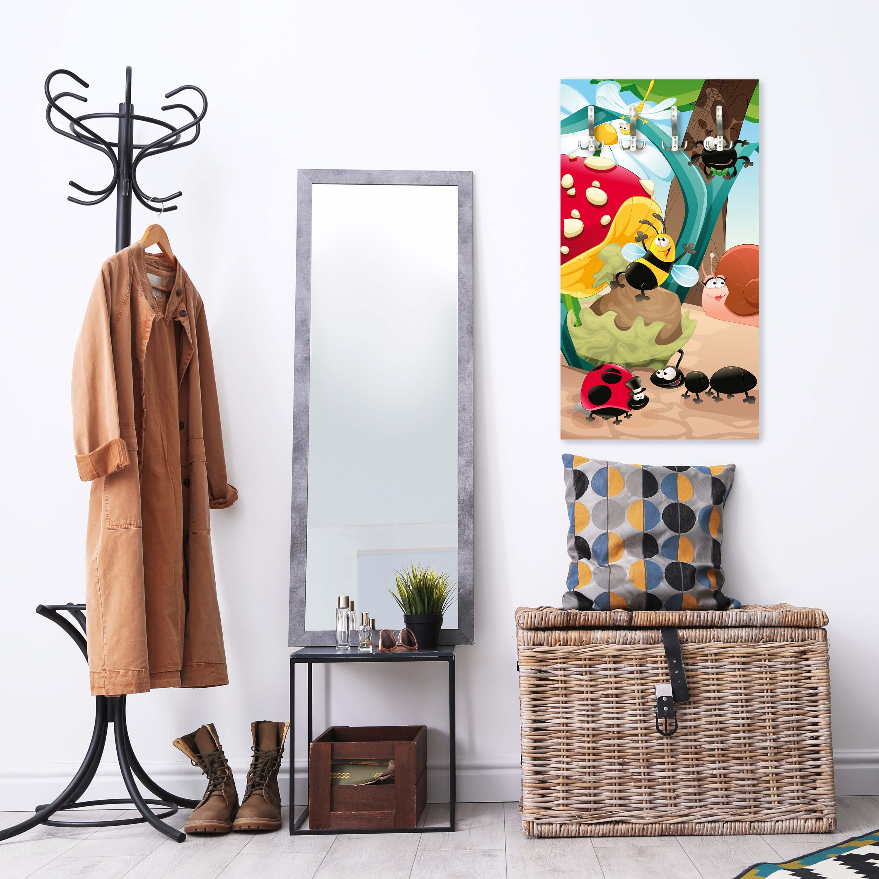 Garderobe Waldinsekten M0031 entdecken - Bild 5 Garderobe Waldinsekten M0031 entdecken - Bild 5