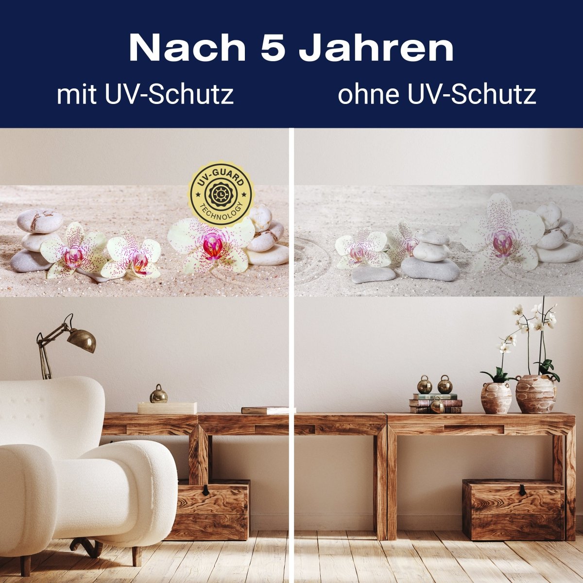 Panorama-Fototapete Zen Orchideen M0031 - Bild 9 Panorama-Fototapete Zen Orchideen M0031 - Bild 9