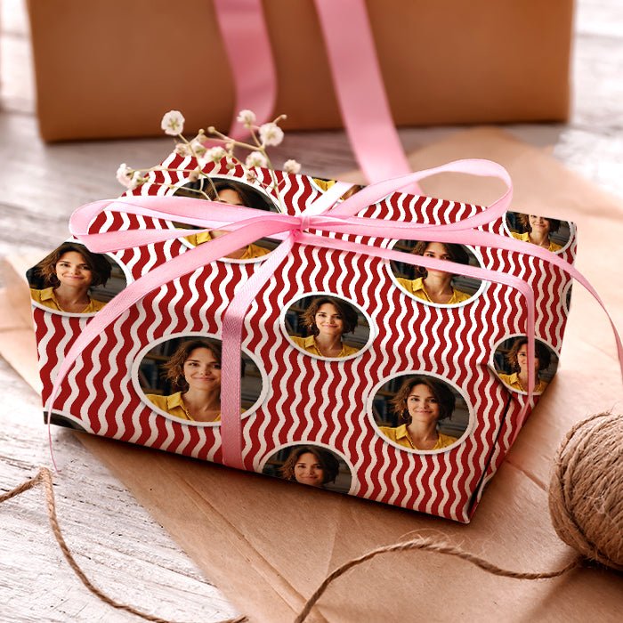 Geschenkpapier personalisiert Geschenkpapier rote Wellen M0032 - Bild 3 Geschenkpapier personalisiert Geschenkpapier rote Wellen M0032 - Bild 3