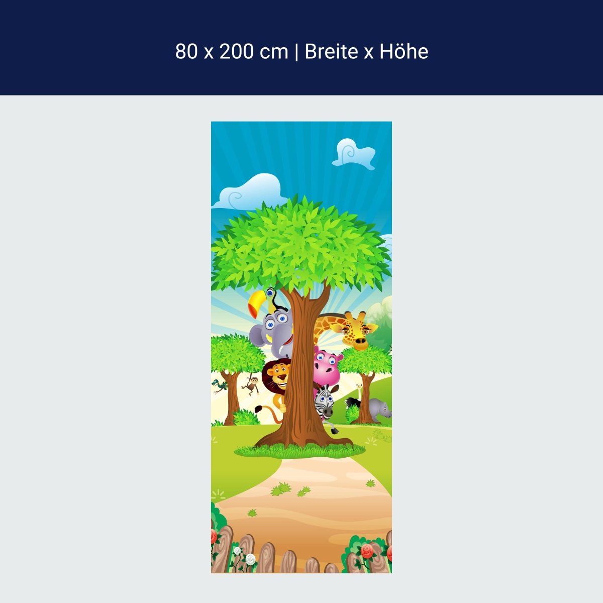 Duschwand Tierbaum M0033 Duschwand Tierbaum M0033