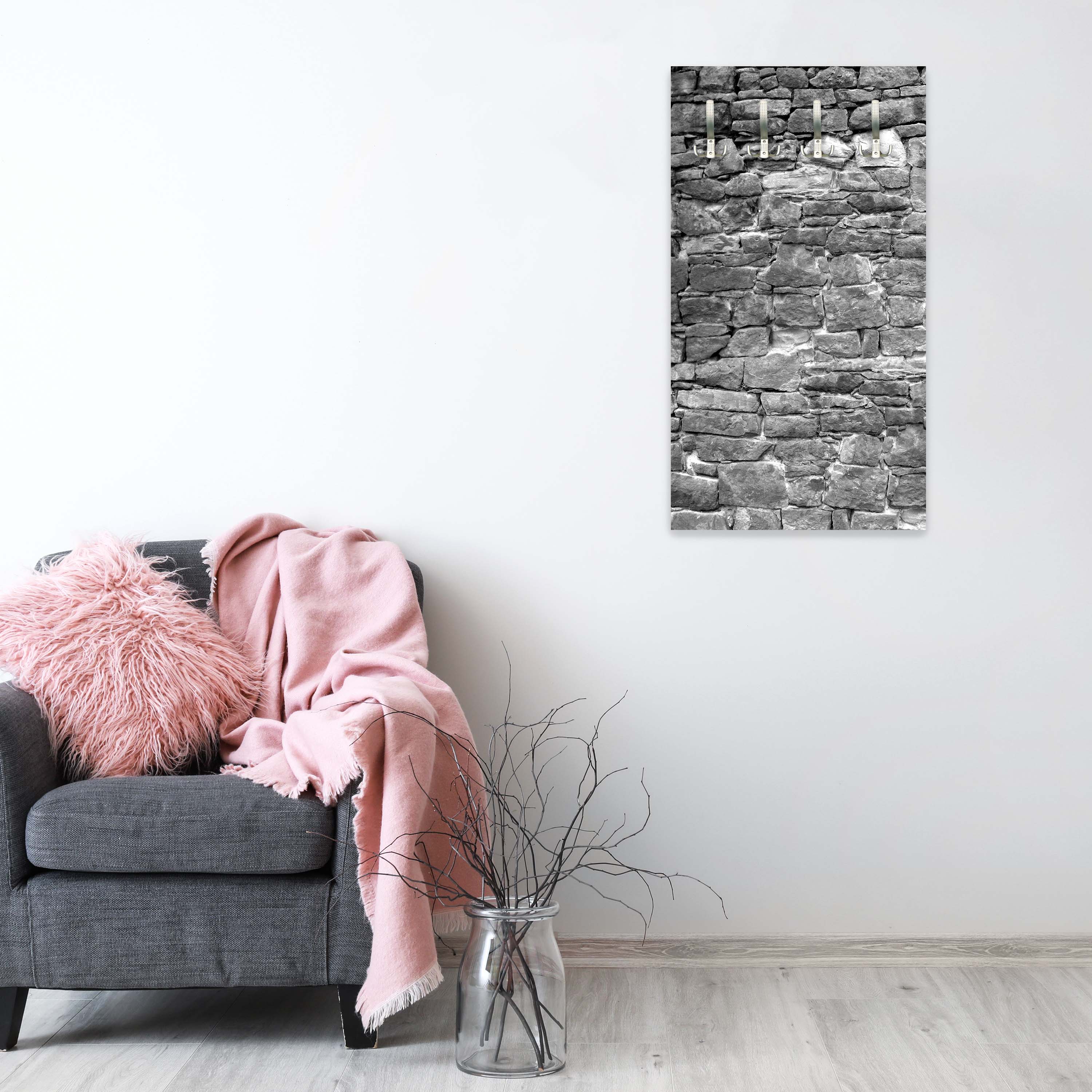 Garderobe Natursteinmaur Grau M0034 entdecken - Bild 5 Garderobe Natursteinmaur Grau M0034 entdecken - Bild 5