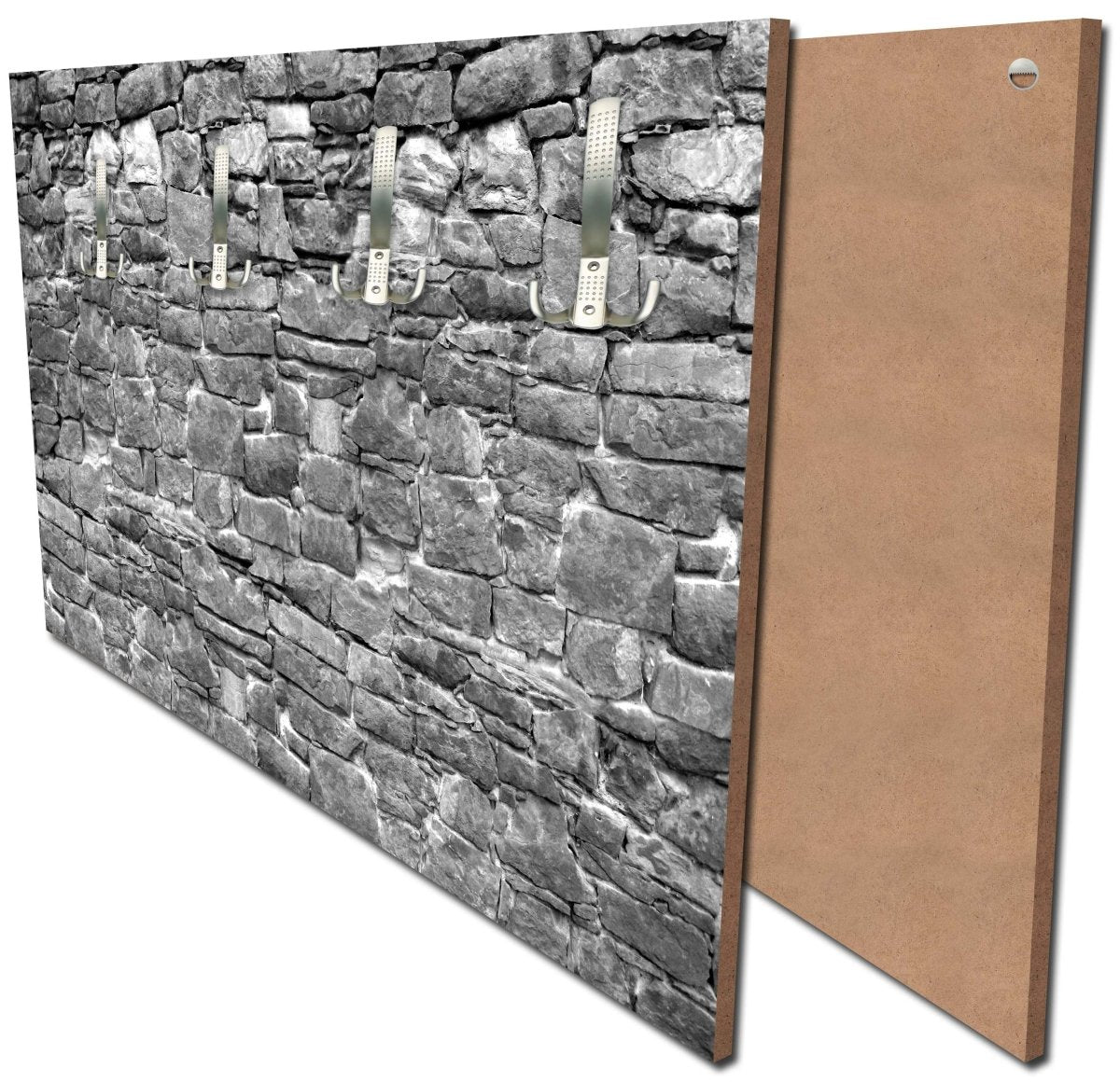 Garderobe Natursteinmaur Grau M0034 Garderobe Natursteinmaur Grau M0034