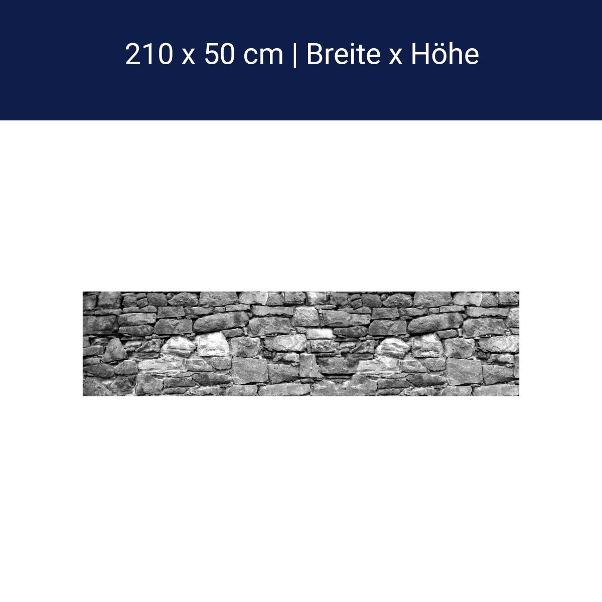 Küchenrückwand Natursteinmaur Grau M0034 Küchenrückwand Natursteinmaur Grau M0034