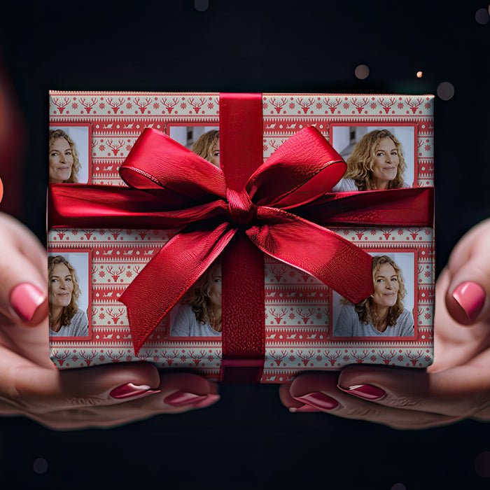 Geschenkpapier personalisiert Geschenkpapier Rentier Foto M0037 - Bild 4 Geschenkpapier personalisiert Geschenkpapier Rentier Foto M0037 - Bild 4