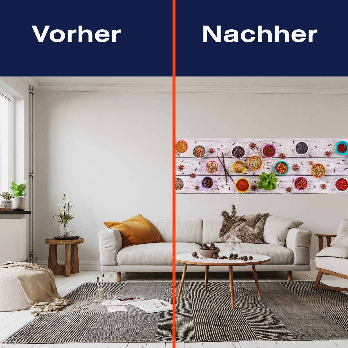 Panorama-Fototapete Bunte Gewürze M0037 - Bild 3 Panorama-Fototapete Bunte Gewürze M0037 - Bild 3