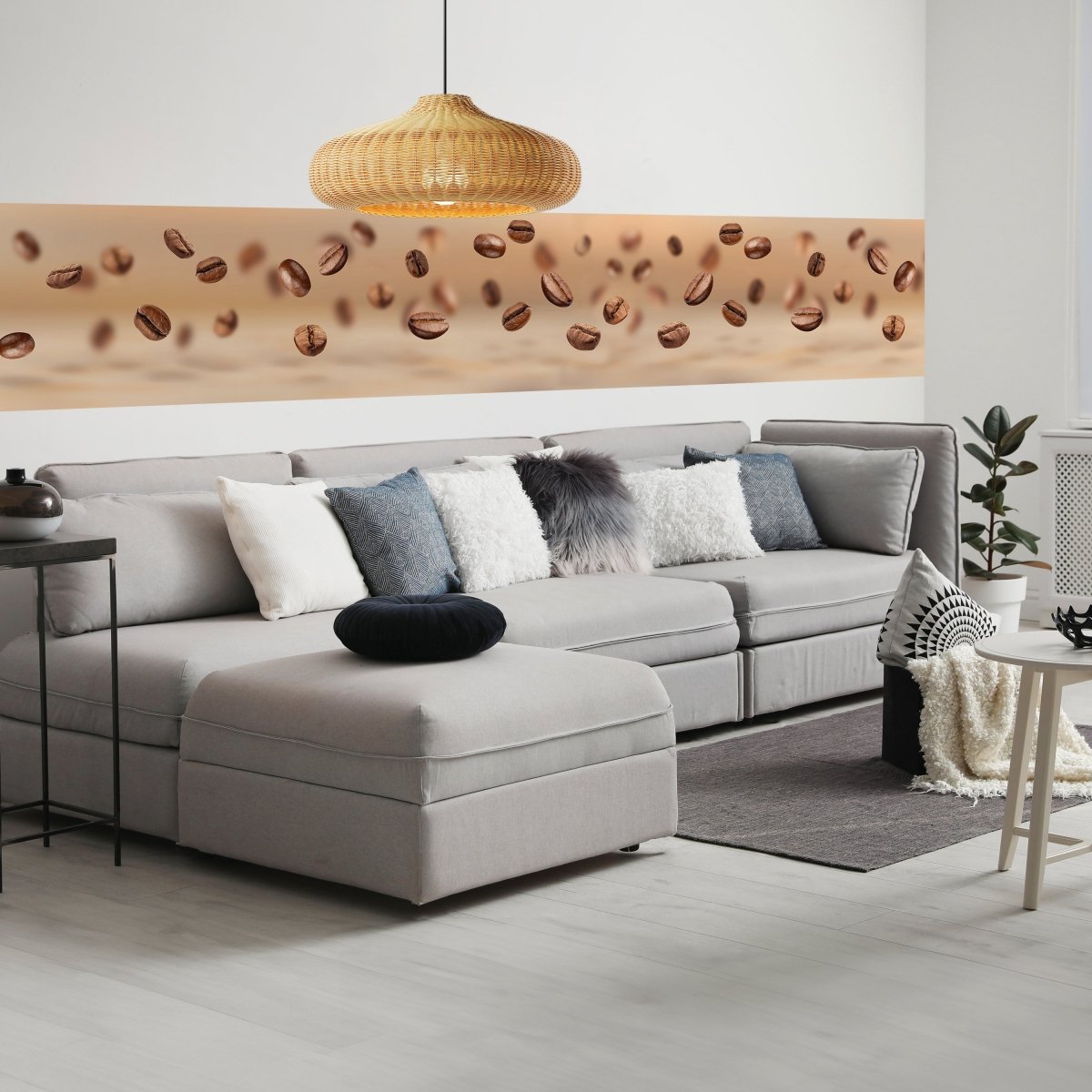 Panorama-Fototapete Kaffee Bohnen M0038 - Bild 1 Panorama-Fototapete Kaffee Bohnen M0038 - Bild 1