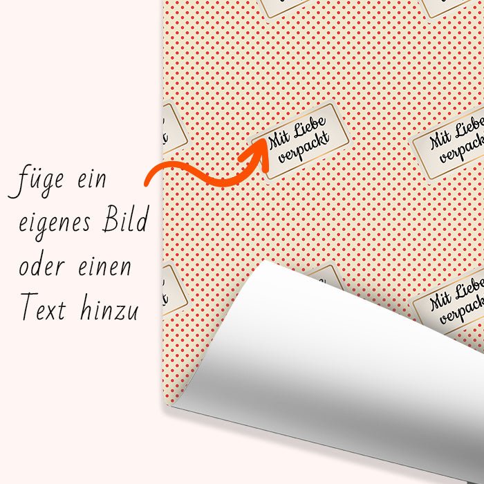 Geschenkpapier personalisiert Geschenkpapier Punkte Text M0039 - Bild 6 Geschenkpapier personalisiert Geschenkpapier Punkte Text M0039 - Bild 6