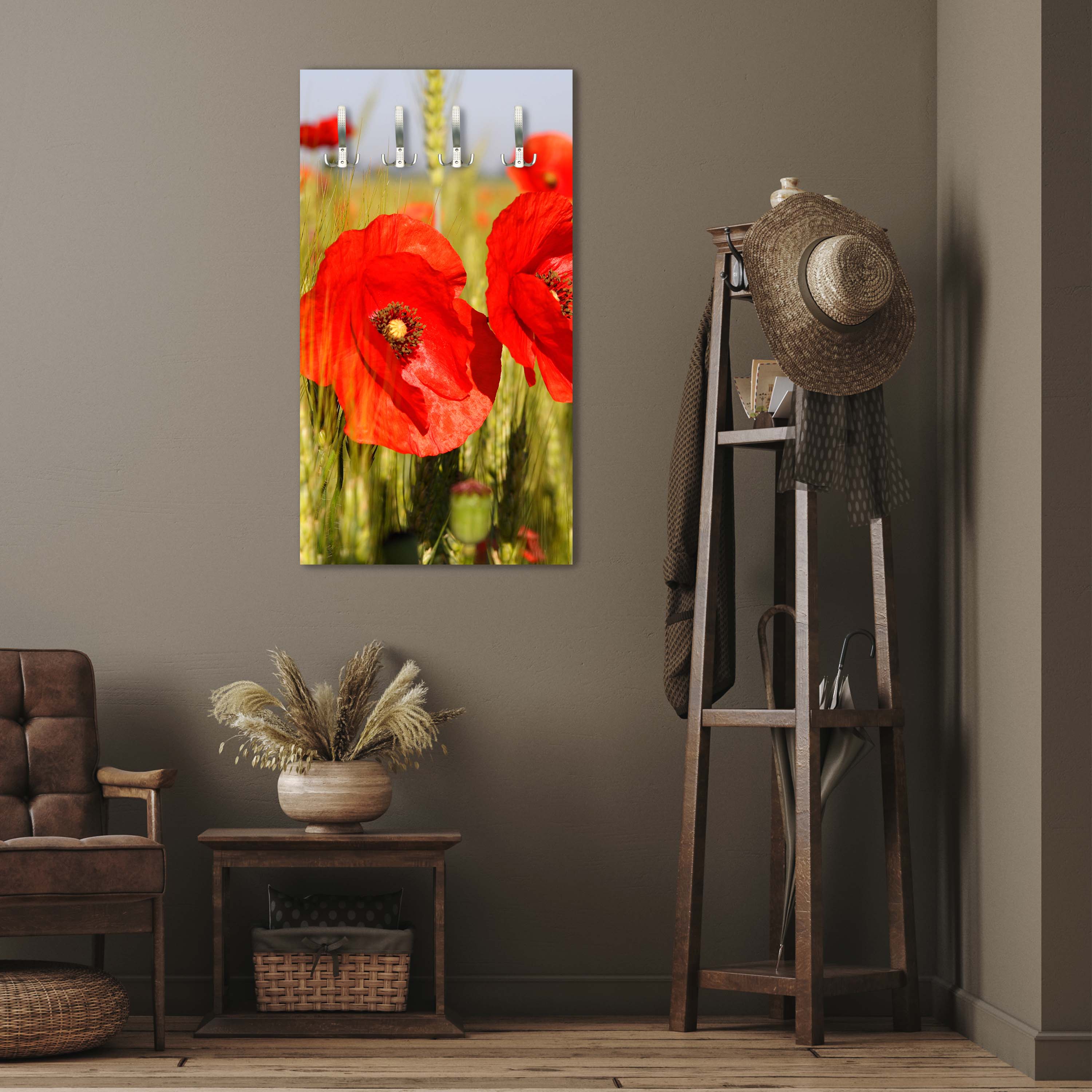 Garderobe Mohnblumen M0041 entdecken - Bild 2 Garderobe Mohnblumen M0041 entdecken - Bild 2