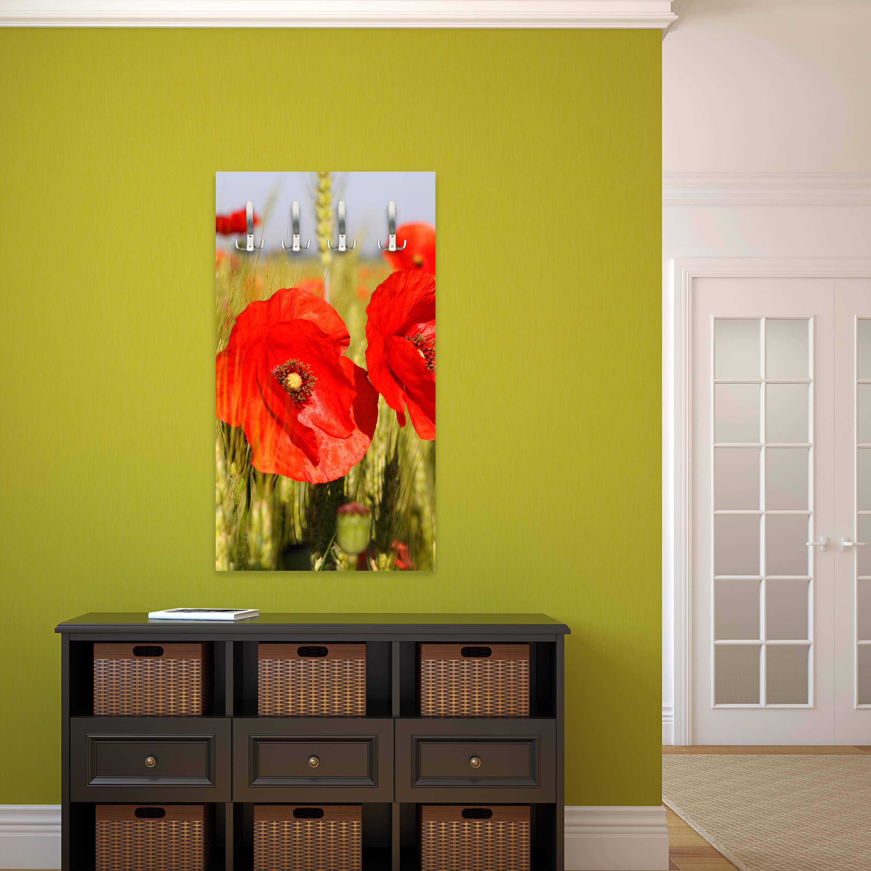 Garderobe Mohnblumen M0041 entdecken - Bild 3 Garderobe Mohnblumen M0041 entdecken - Bild 3