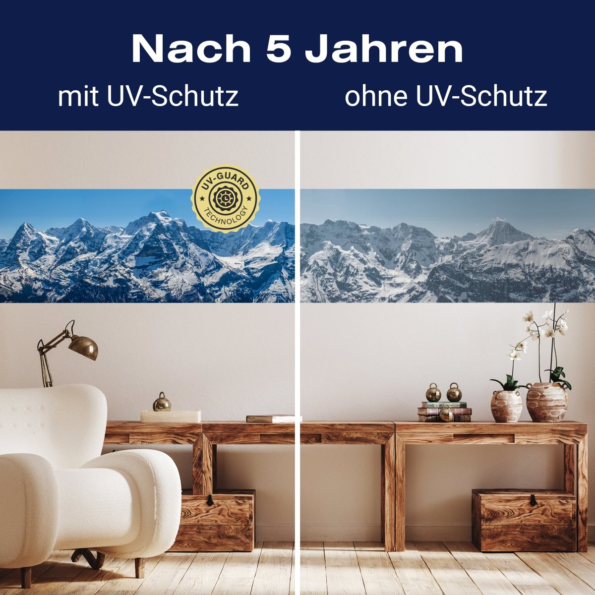 Panorama-Fototapete verschneite Schweizer Alpen M0041 - Bild 9 Panorama-Fototapete verschneite Schweizer Alpen M0041 - Bild 9