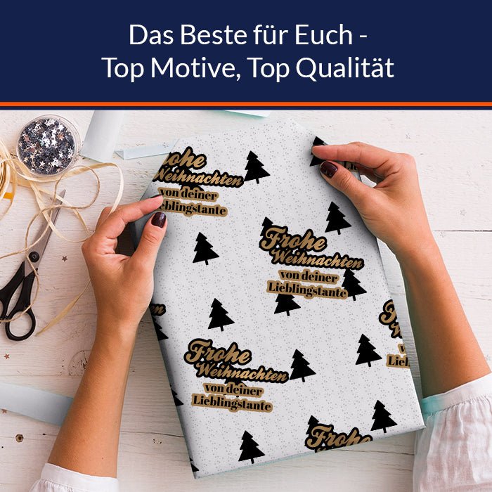 Geschenkpapier personalisiert Geschenkpapier Frohe Weihnachten Text M0042 - Bild 5 Geschenkpapier personalisiert Geschenkpapier Frohe Weihnachten Text M0042 - Bild 5