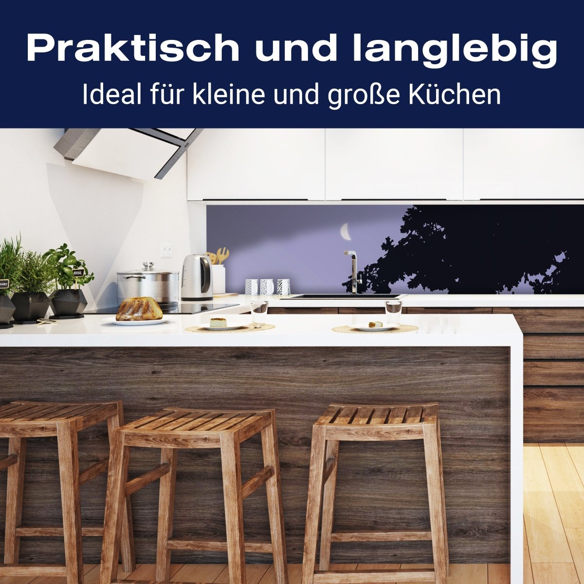 Küchenrückwand Schatten der Nacht M0043 entdecken - Bild 3 Küchenrückwand Schatten der Nacht M0043 entdecken - Bild 3