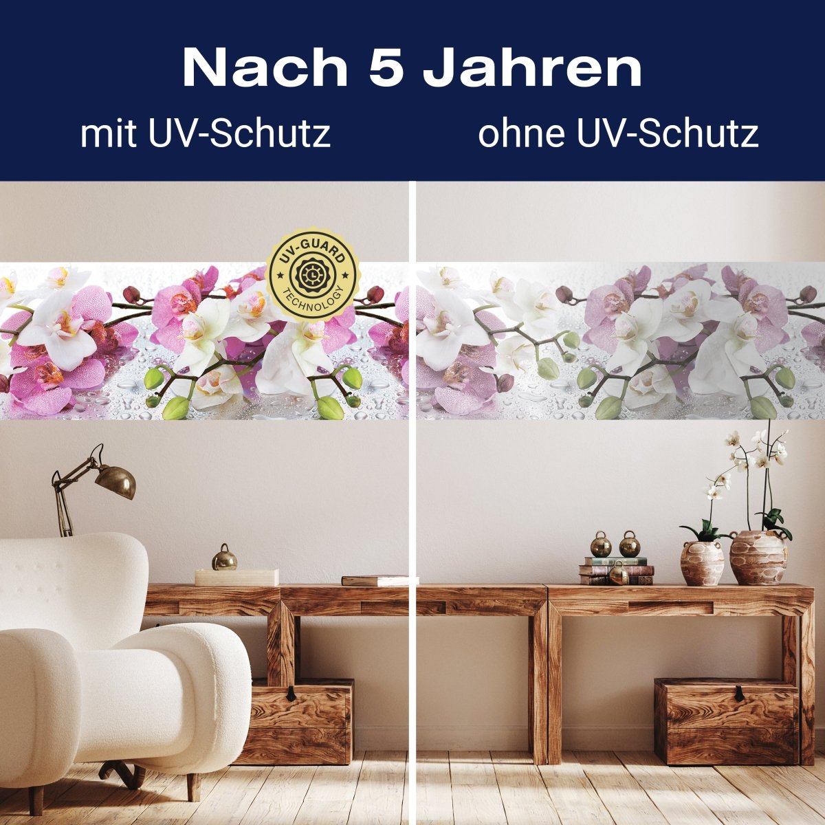 Panorama-Fototapete Orchideen, Blumen M0043 - Bild 9 Panorama-Fototapete Orchideen, Blumen M0043 - Bild 9