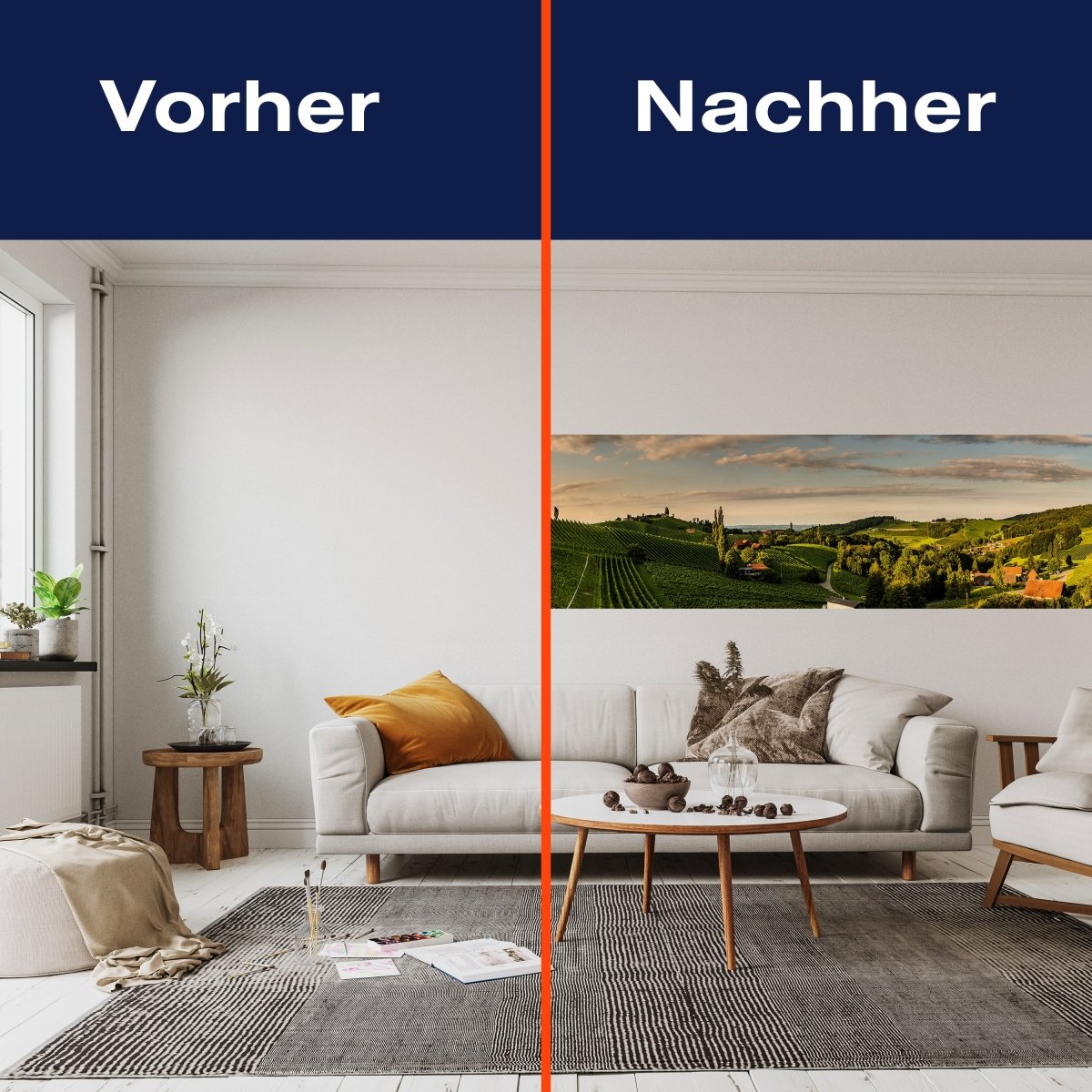 Panorama-Fototapete Idyllisches Weingut M0044 - Bild 3 Panorama-Fototapete Idyllisches Weingut M0044 - Bild 3