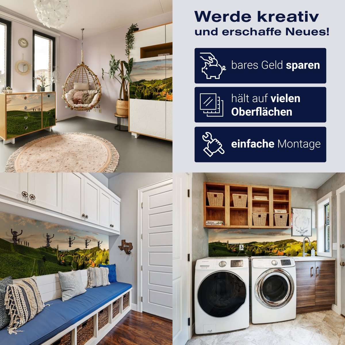 Panorama-Fototapete Idyllisches Weingut M0044 - Bild 7 Panorama-Fototapete Idyllisches Weingut M0044 - Bild 7